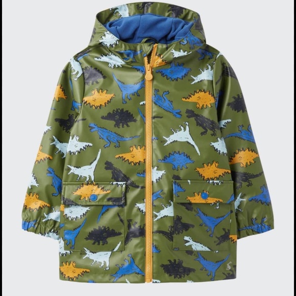 Joules Dinosaur boys raincoat jacket - Picture 1 of 4